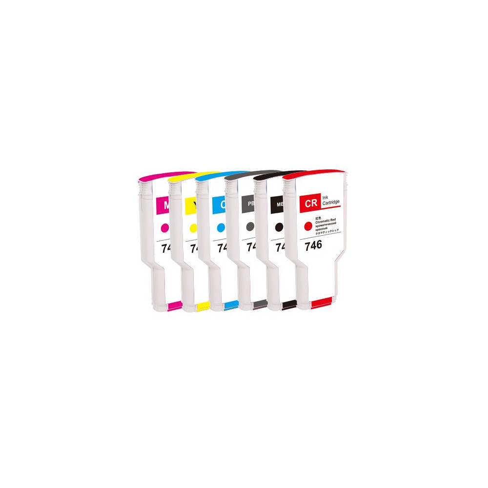 300ML Red PG Reg Designjet Z6,Z9,24,44-Zoll Ps#P2V81A HP746R