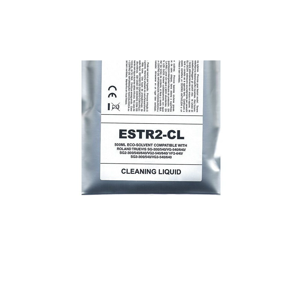 Cleaning Eco-Solvent Ink Bag Compa Roland TrueVIS  SG2,VG2,VF2,SG3,VG3#500ML ESTR2-CL