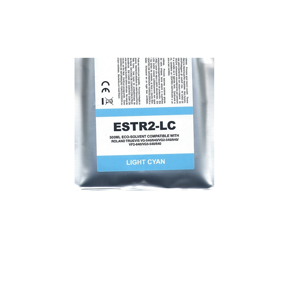 Ciano Light Eco-Solvent Ink Bag Compa Roland TrueVIS SG2,VG2,VF2,SG3,VG3#500ML ESTR2-LC