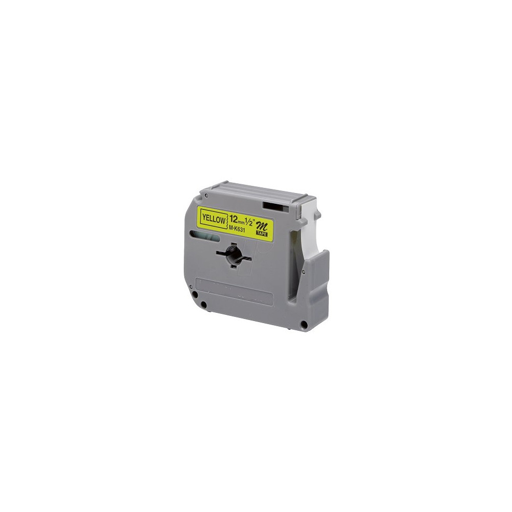 Laminato Black-Yellow 12mmX8m Brother label#MK-631BZ NCPF-MK631BZ