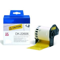 Yellow  62mmX15.24m  for Brother P-Touch QL1000 1050 1060 NCDK22606