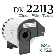 Clear 62mmX15.24m Compa Brother P-Touch QL1000,1050,1060,820 NCDK22113