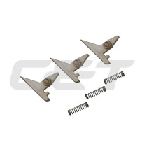 3xCET Upper Picker Finger W/Spring Ricoh #AE04-4072,AA06-371 RICE6197