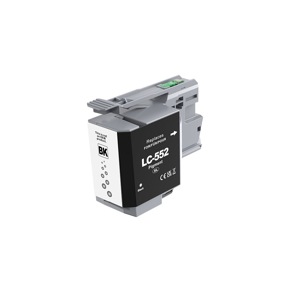 Pigment Black Com Brother MFC-J3660DW,J3960DW-3k#LC552XLBK ARLC552XLBK