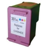 3x7ML Compa HP 1050,2050,2050S,1000,3000.3050,J610A CH564EE HP301XLC