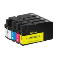 82ML BK for Lexmark Pro4000C Pro5000T-2.5K#14L0197 LE200XLABK