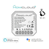 Modulo PuIsante/Interruttore 3CH Wi-Fi da incasso AS-SM3N