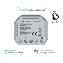 Modulo Pulsante&Interruttore 1CH Wi-Fi da incasso AS-SBM1