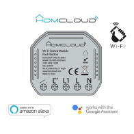 Modulo Pulsante&Interruttore 1CH Wi-Fi da incasso AS-SBM1