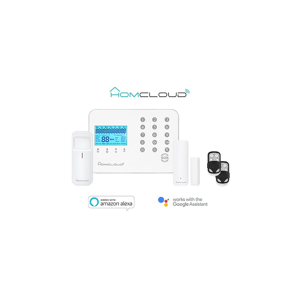 Kit Antifurto wireless 10P Homcloud Wi-Fi + GSM PRO WL-AK99CST
