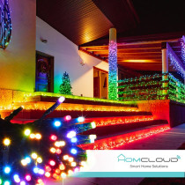 Stringa di 200 Luci decorative Smart a Led RGB-IC Wi-Fi+Bluetooth 20Metri HY-S20M200