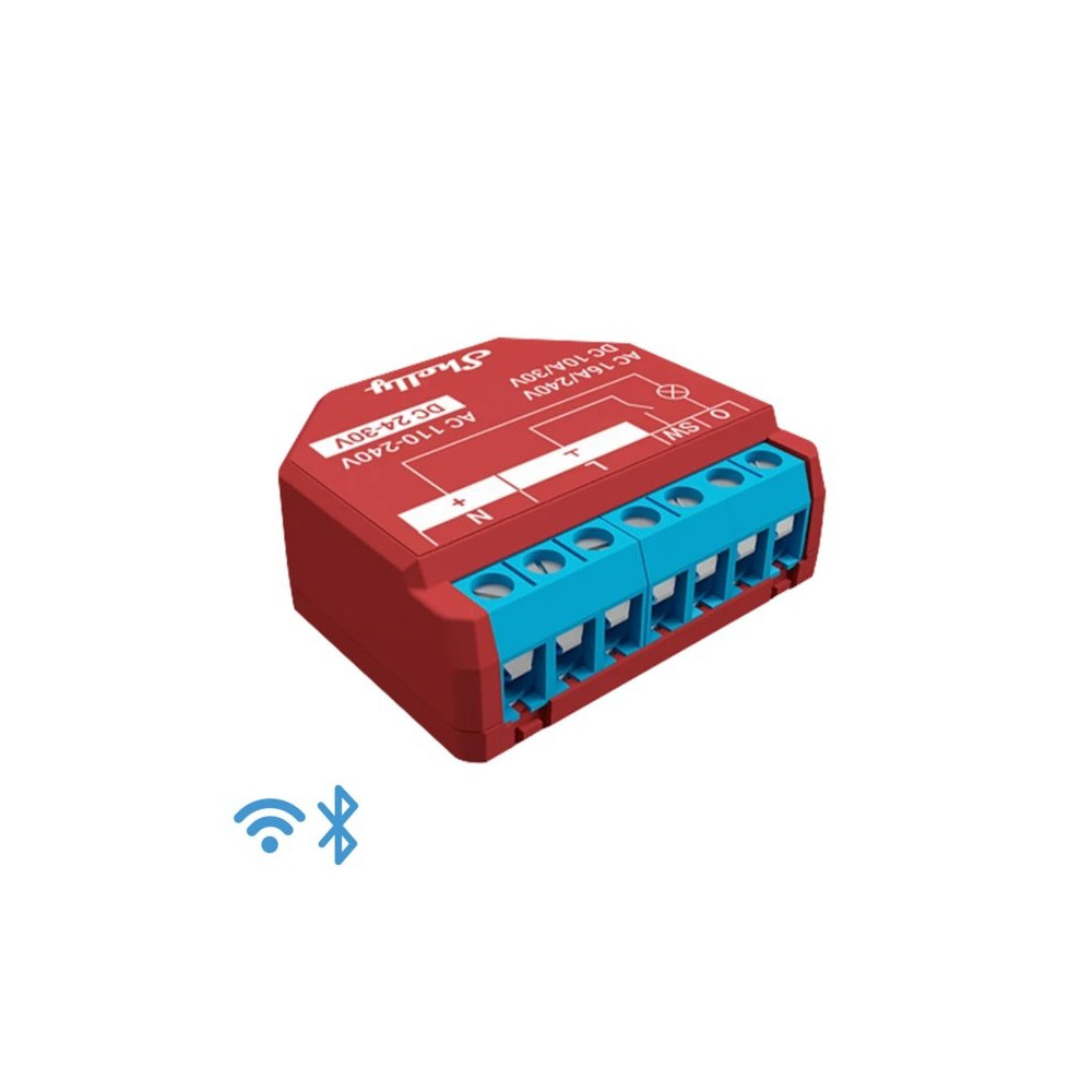 Shelly Plus 1PM - Smart Relay 16A AC/DC WiFi/BT + PM SH-PLUS1PM