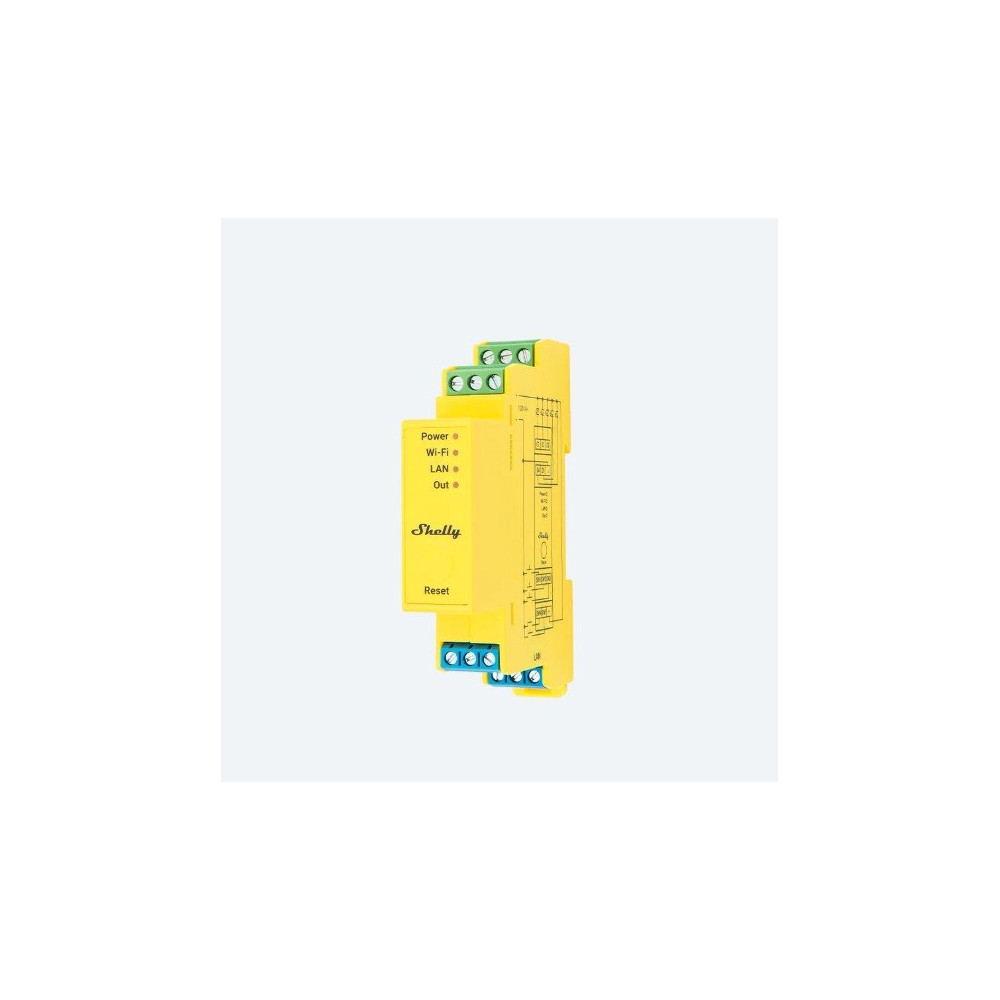 Shelly PRO RGBWW PM - Controller Smart 5 canali (RGBWW) WIFi/BT/LAN Din Rail SH-PRORGBWPM