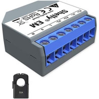 Shelly EM - Modul contatore energia Wi-Fi + pinza amperometrica 50A SH-EM50
