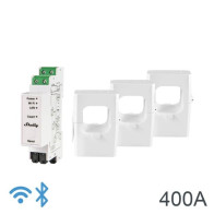 Shelly Pro 3EM 400A - Contatore Energia DIN + 3 pinze 400A SH-PRO3EM400