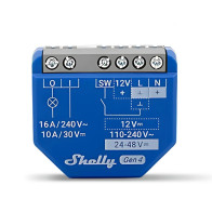 Shelly 1 Gen4 - Smart Relay contatto pulito 16A AC/DC WiFi/BT/Matter/Zigbee SH-S1G4
