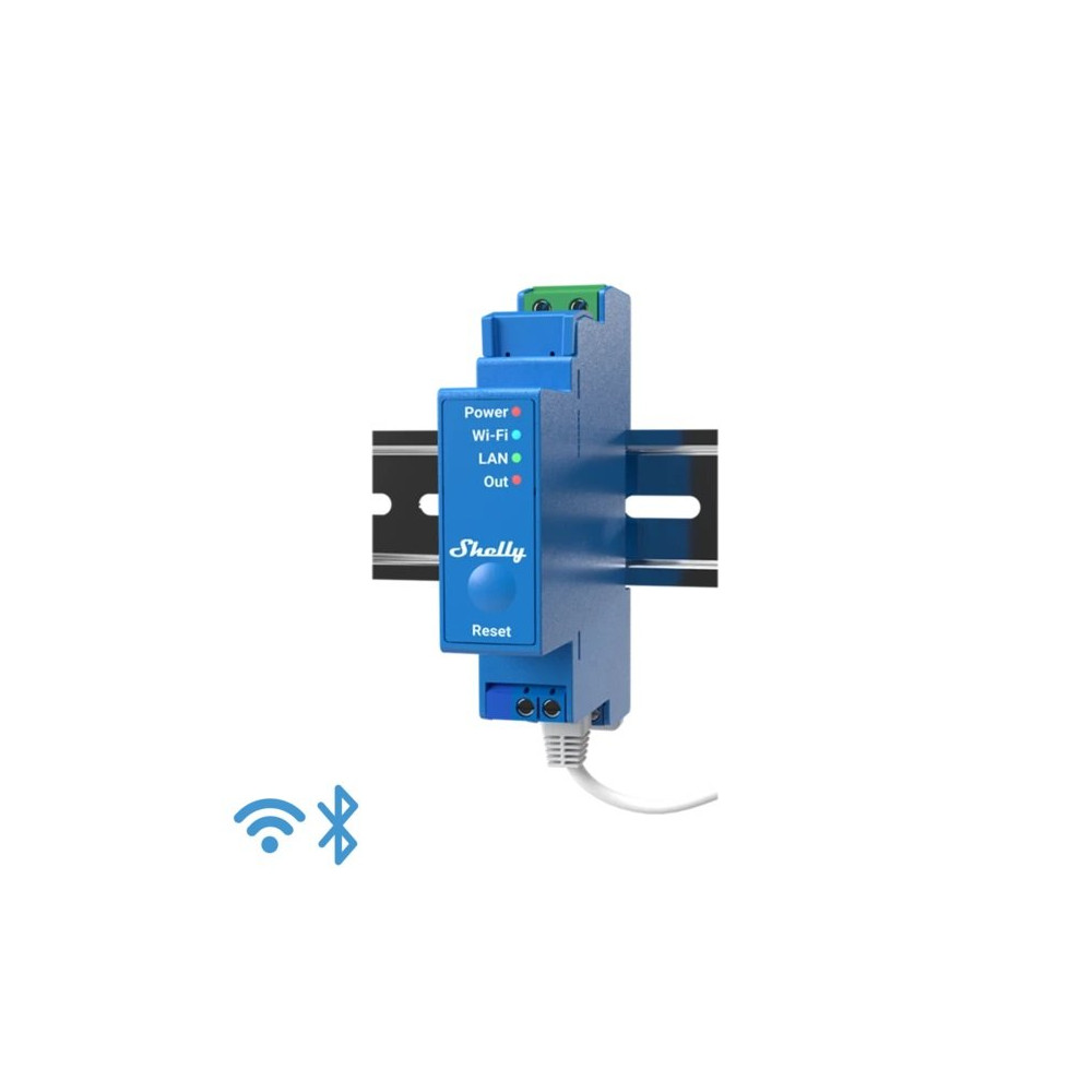 Shelly Pro 1 - IP Smart Relay contatto pulito DIN 1ch. LAN/WiFi/BT SH-PRO1