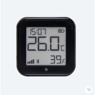 Shelly Sensore Temperat&Umid Wi-Fi + Bluet con display Gen3 Nero SH-PHTGEN3BL