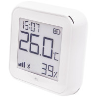 Shelly Sensore Temperat&Umid Wi-Fi + Bluet con display Gen3 Bianco SH-PHTGEN3