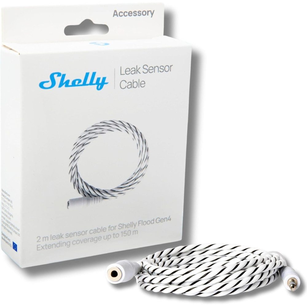 Shelly Leak Sensor Cable - Cavo sensore di perdita acqua 2 metri SH-LEAKCAB