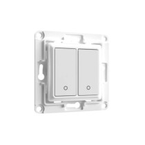 Shelly Wall Switch 2 - Pulsanti filari da parete 2 tasti bianco con supp relay SH-WS2W