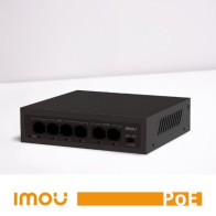 Imou Switch PoE Unmanaged SF106P 4 Porte 10/100 Mbps con 2 Uplink45W IM-SF106P