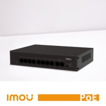 Imou Switch PoE Unmanaged SF110P 8 Porte 10/100 Mbps con 2 Uplink65W IM-SF110P