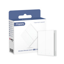 Aqara Interruttore/Pulsante remoto doppio Smart senza fili H1 AQ-WRS-R02