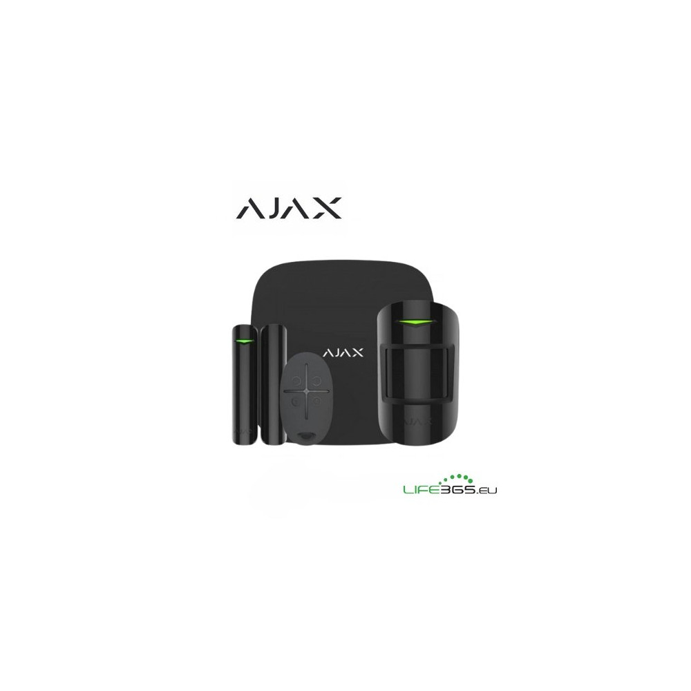 Ajax Kit di base 4G (StarterKit 4G) nero + SIM AJAX DA ATTIVARE INCLUSA AJ-51173