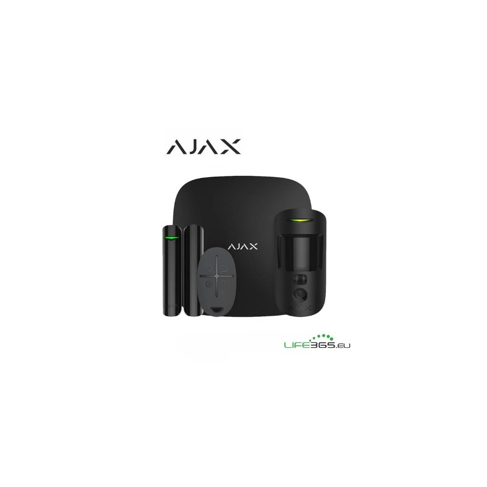 Ajax Kit di base con videocamera avanzato PLUS WI-FI (StarterKit Cam Plus) nero AJ-38175