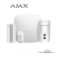 Ajax Kit di base con videocamera avanzato PLUS WI-FI(StarterKit Cam Plus) bianco AJ-38174