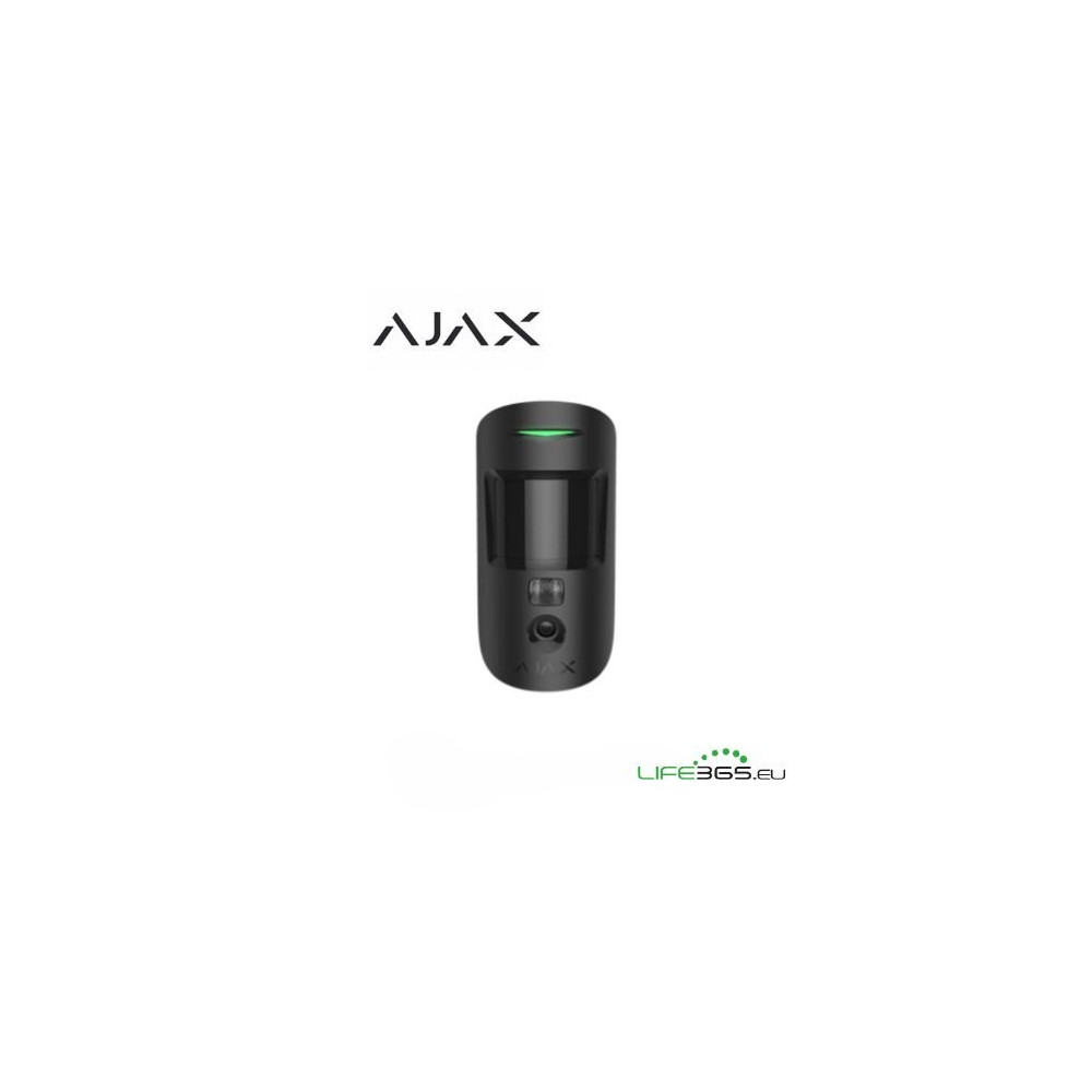 Ajax Sensore di movimento da esterno con fotocamera (MotionCam) da esterno nero AJ-38191