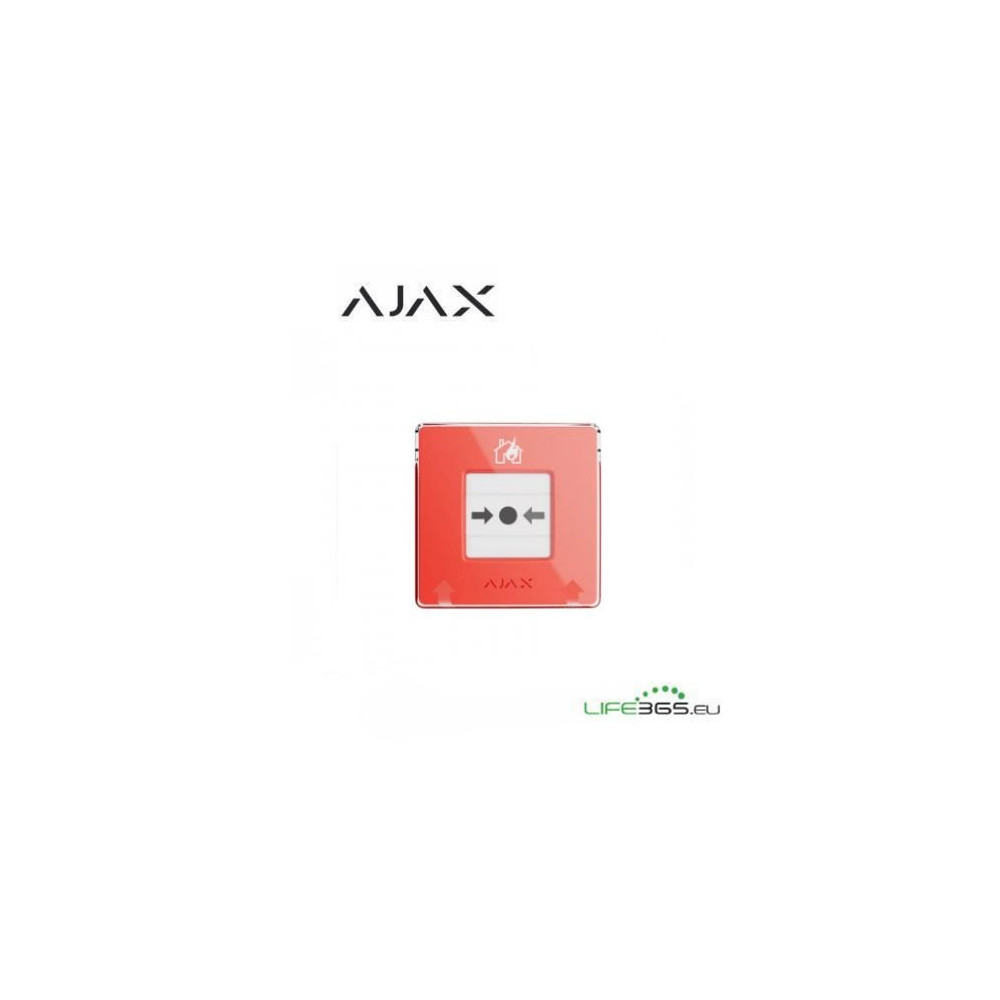 Ajax EN54 Manual Call Point - Pulsante manuale antincendio (Rosso) AJ-60815