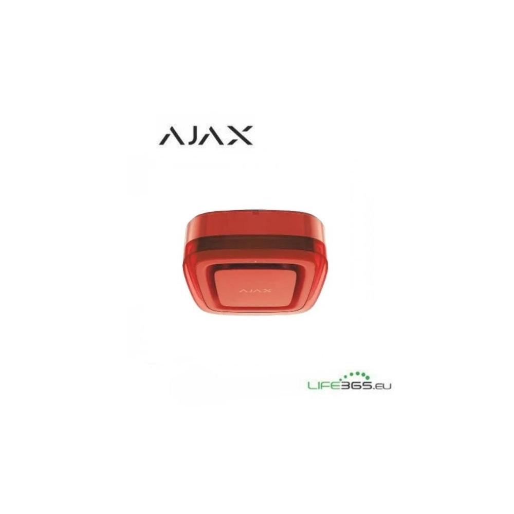 Ajax EN54 FireProtect (Sounder/VAD) red - Allarme Acustico e Visivo AJ-118601