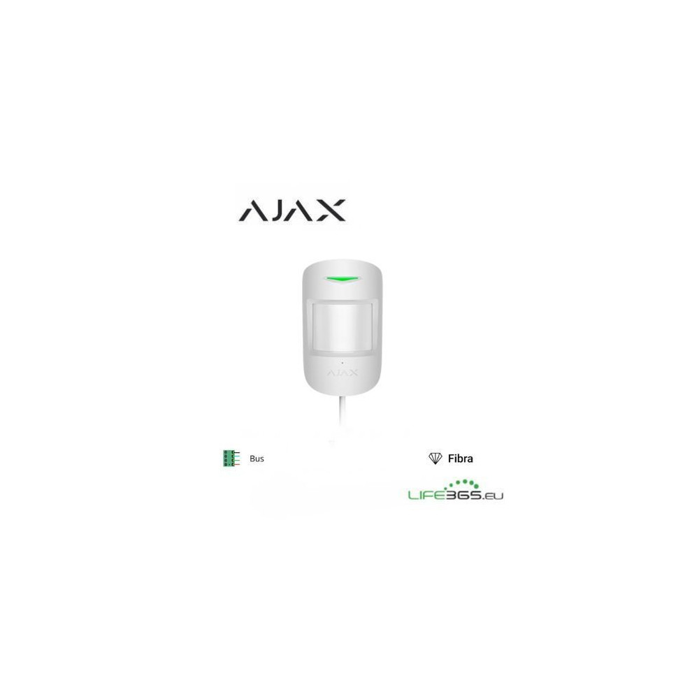 Ajax Superior MotionProtect Fibra Bianco - Rilevatore Movimento Indoor Bianco AJ-143618