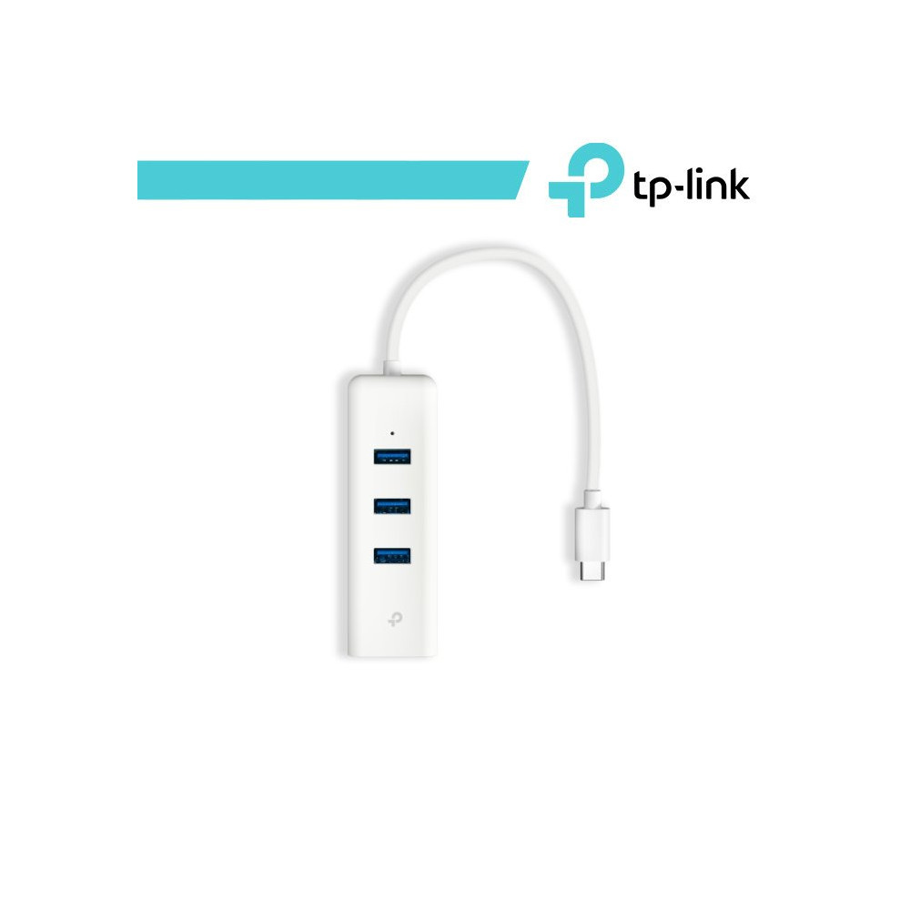 TP-Link Adattatore da USB Type-C a Gigabit Ethernet con 3 porte USB - UE330C TL-UE330C