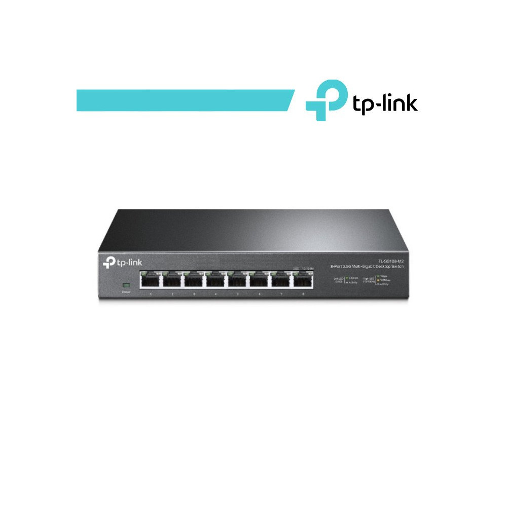 TP-Link Switch Desktop 8 Porte 2.5G - TL-SG108-M2 TL-SG108-M2