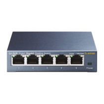 Switch 5 Porte Gigabit Plug & Play case in acciaio TL-SG105 TL-SG105