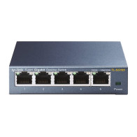 Switch 5 Porte Gigabit Plug & Play case in acciaio TL-SG105 TL-SG105