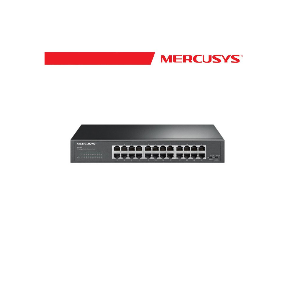 Mercusys 24-Port Gigabit Desktop/Rackmount Switch - MS124GS MS-MS124GS