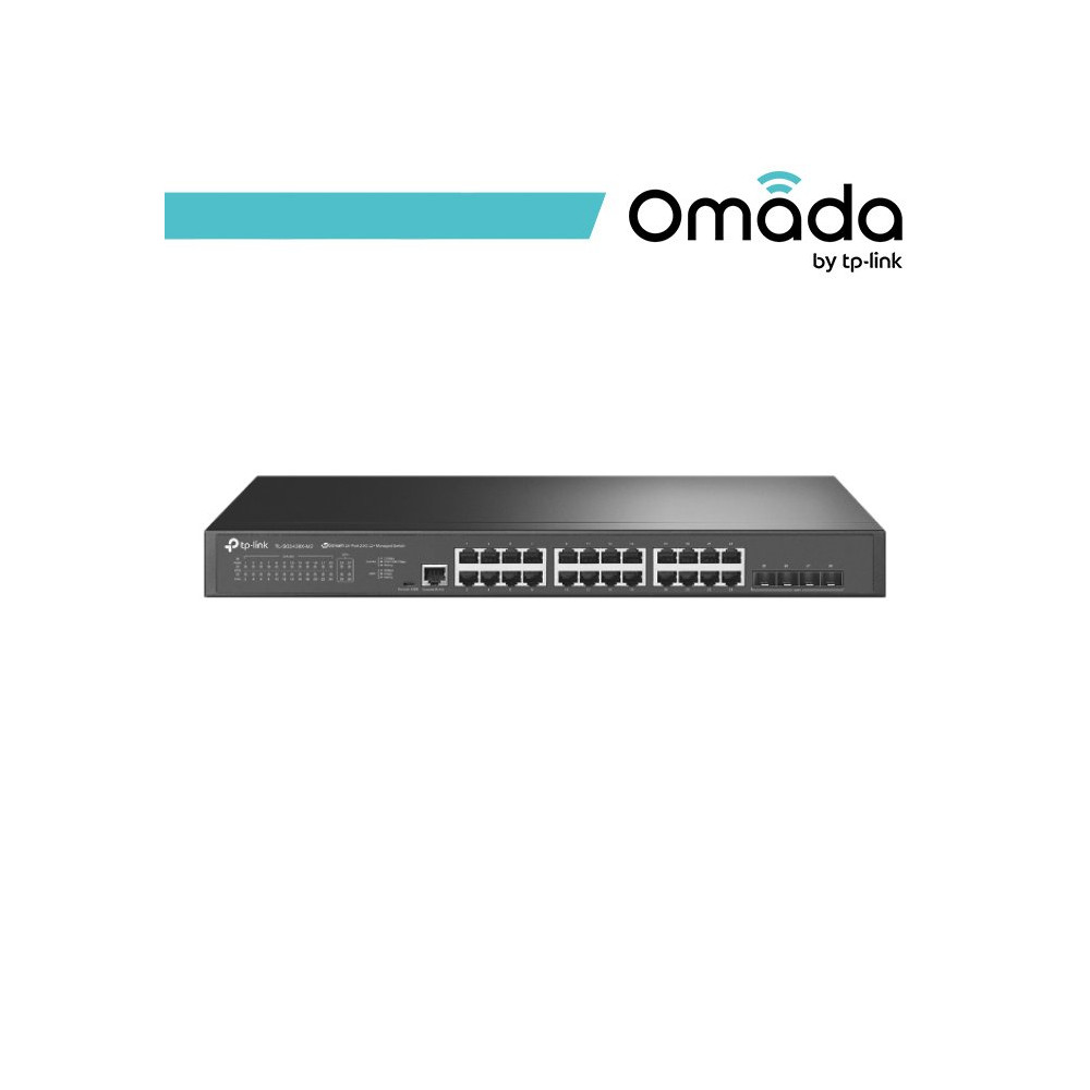 Omada Switch Managed L2+ con 24 Porte 2.5GBASE-T e 4 slot SFP+ 10GE- SG3428X-M2 OMA-SG3428X-M2