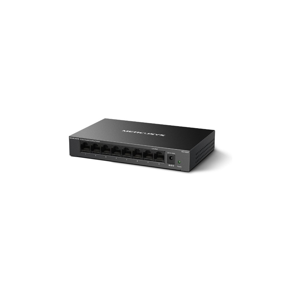 Switch 8-Porte Metallo 10/100/1000Mbps - Mercusys MS108GS MS-MS108GS