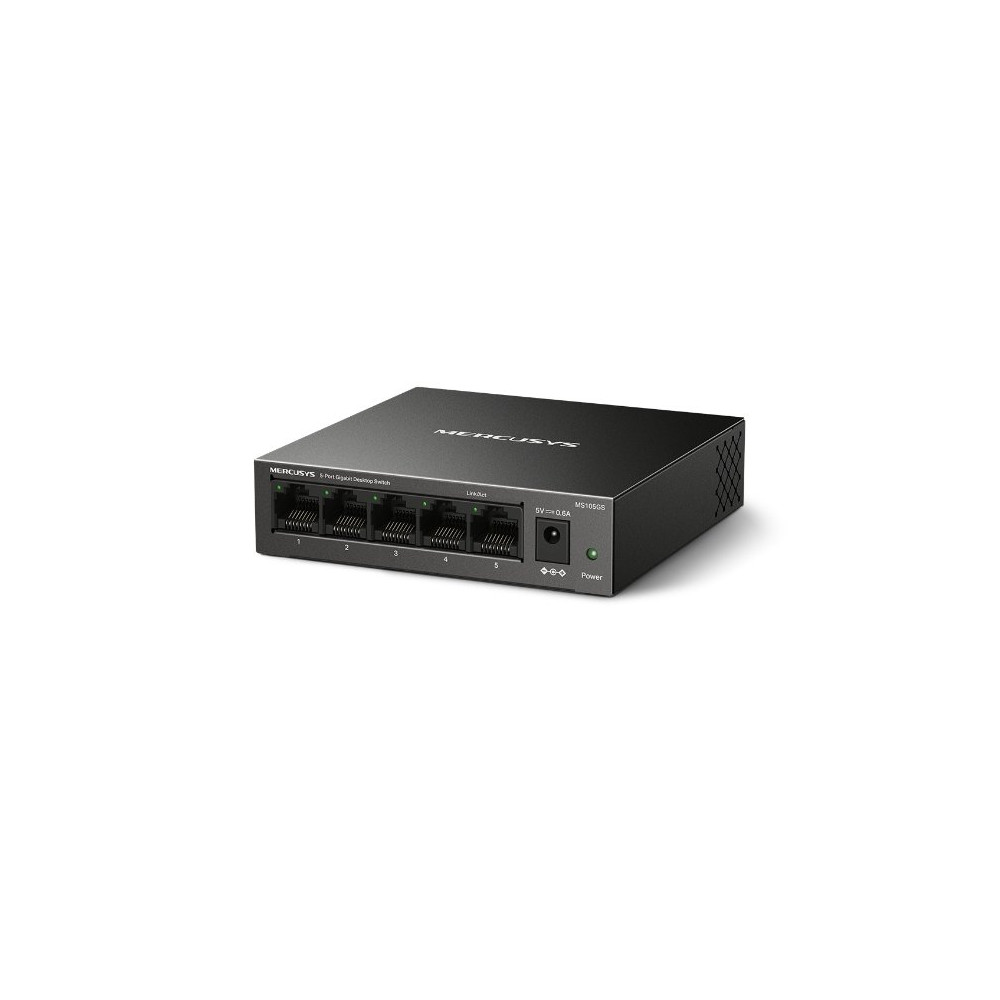 Switch 5-Porte Metallo 10/100/1000Mbps - Mercusys MS105GS MS-MS105GS