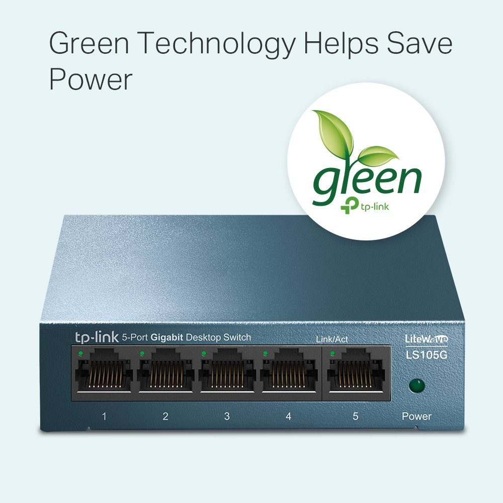 Switch Desktop 5 Porte 10/100/1000Mbps TL-LS105G