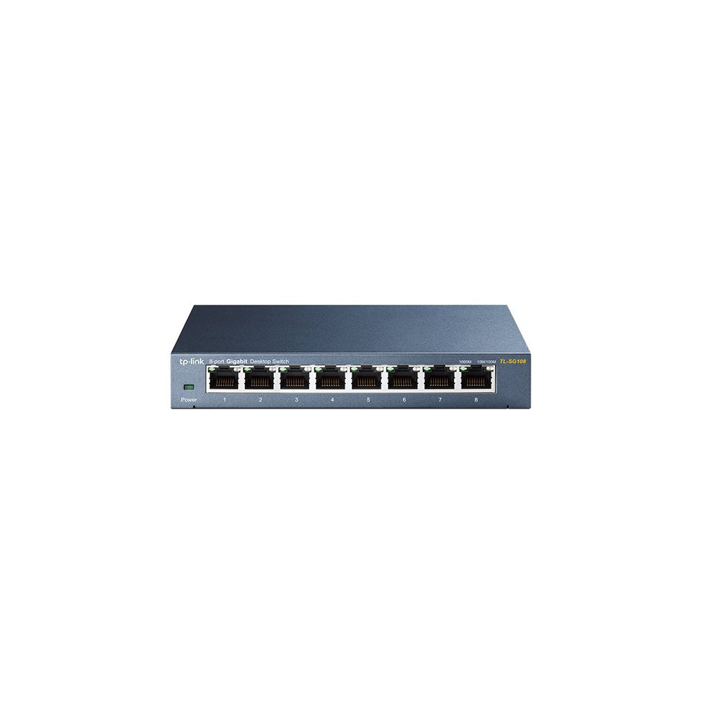 Switch 8 Porte Gigabit 10/100/1000 Mbps Plug & Play TL-SG108 TL-SG108