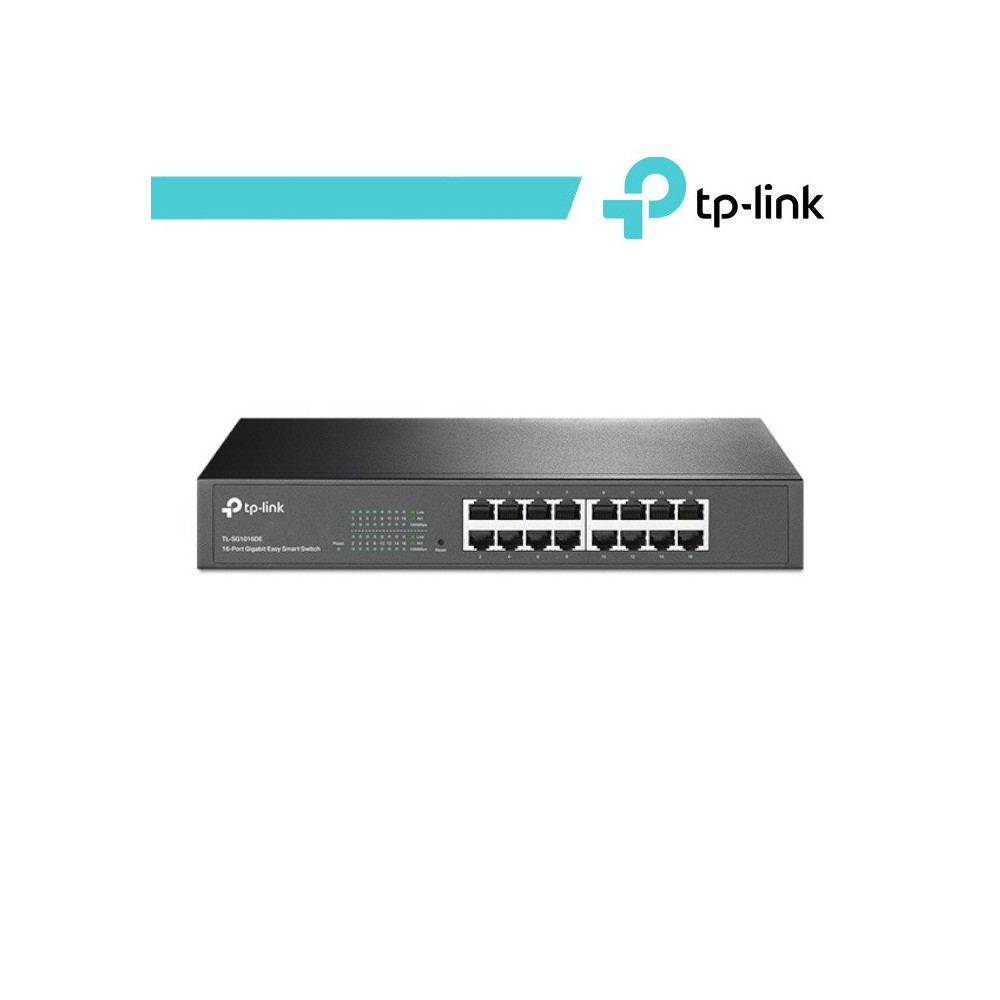 TP-Link Switch Easy Smart 16 Porte Gigabit - TL-SG1016DE TL-SG1016DE