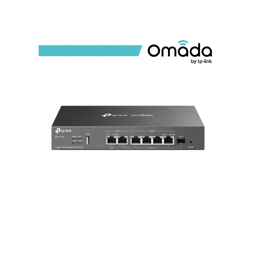 Omada Router VPN Multi-WAN con Porte 2.5G - ER707-M2 OMA-ER707-M2