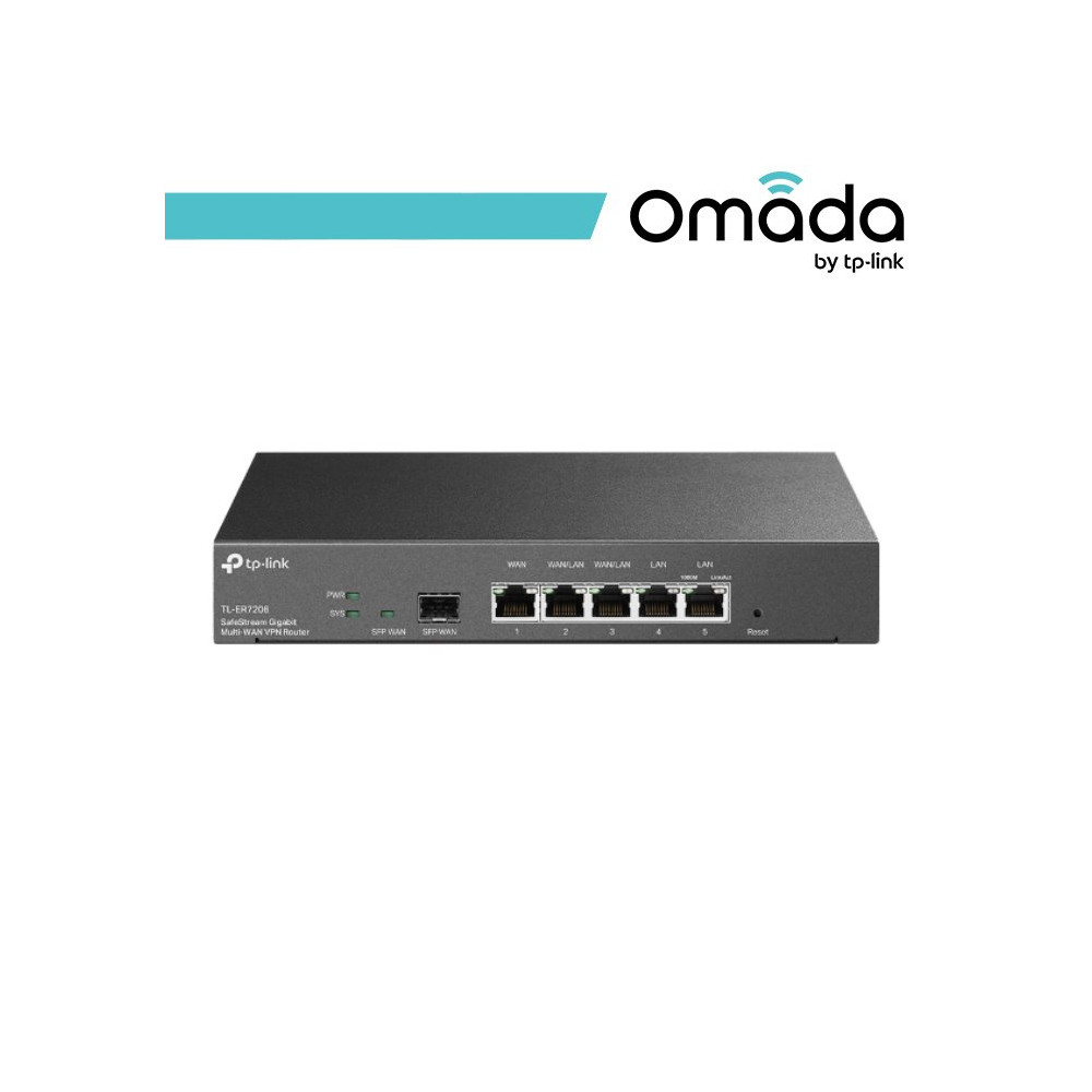 Omada Gateway Router VPN Gigabit Multi-WAN SafeStream - ER7206 OMA-ER7206