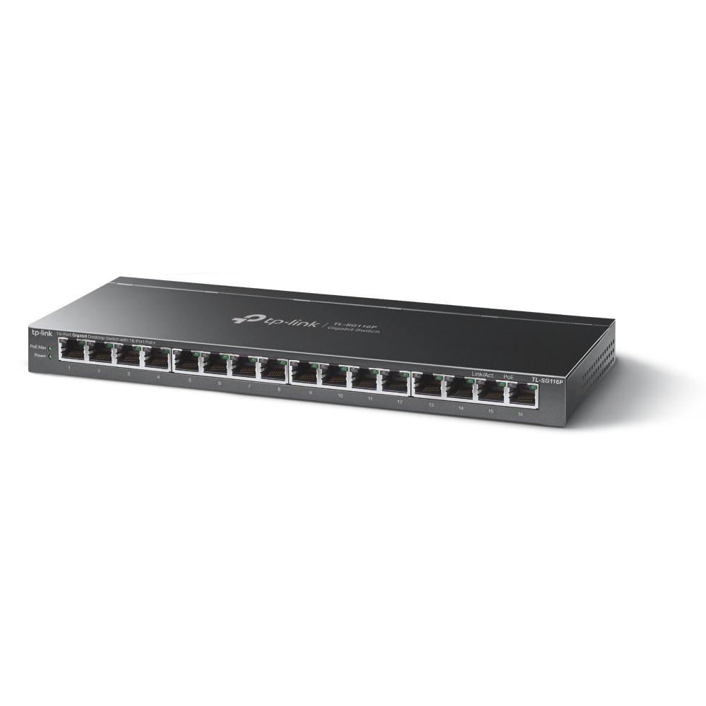 Switch Desktop Gigabit 16 porte PoE+  TL-SG116P TL-SG116P