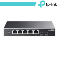 TP-Link 5-Porte Gigabit Desktop PoE+ Switch con 1-Port PoE++ In e 4-Port PoE+Out TL-SG1005P-PD